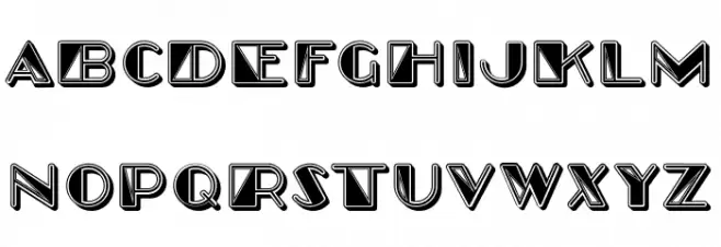 Triangle Regular フォント 小文字