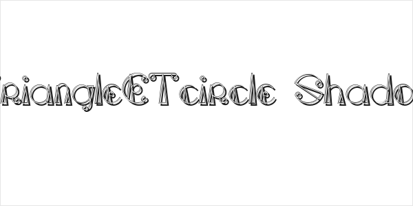 TriangleETcircle Shadow Logo