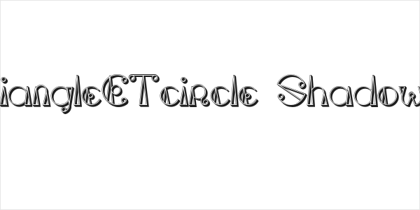 TriangleETcircle Shadowed Logo