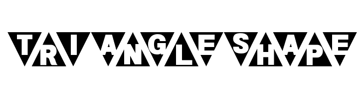 Triangleshape  नि: शुल्क फ़ॉन्ट्स डाउनलोड