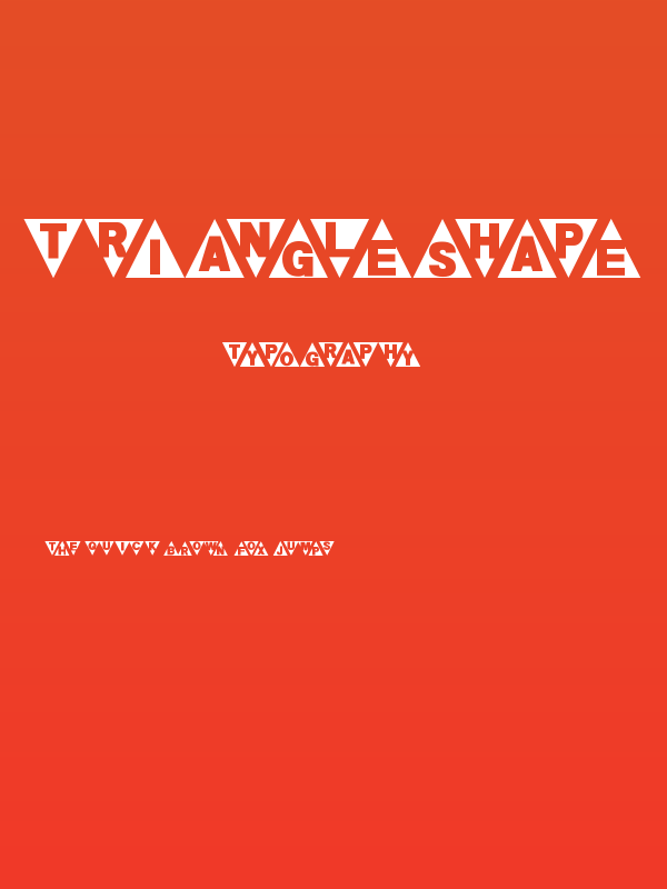 Triangleshape Poster