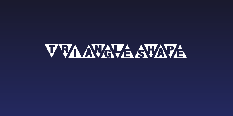 Triangleshape Social Header