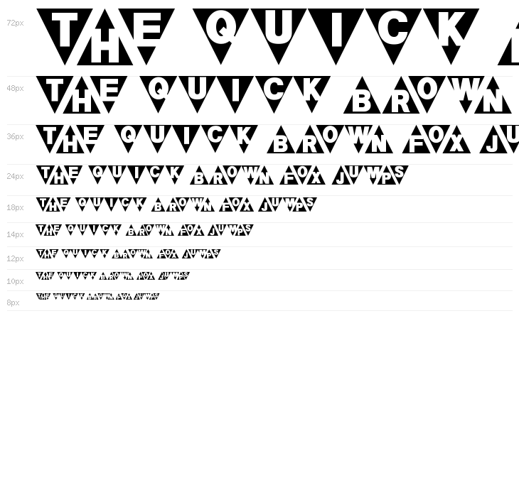 Triangleshape Waterfall