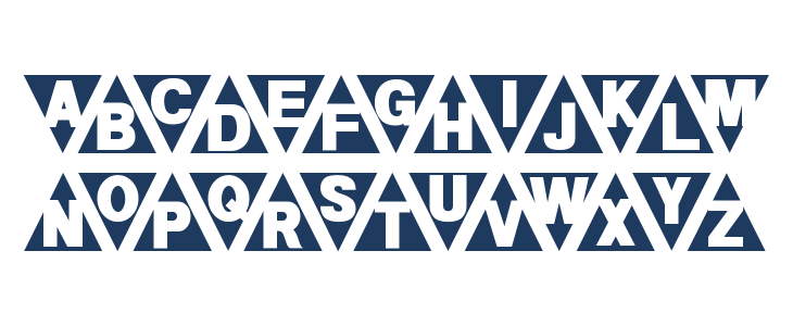 Triangleshape Lowercase