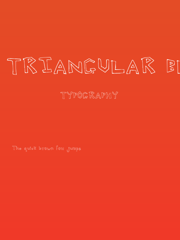 Triangular Blockage Poster