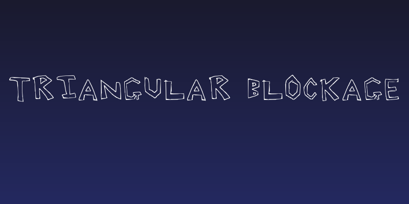 Triangular Blockage Social Header