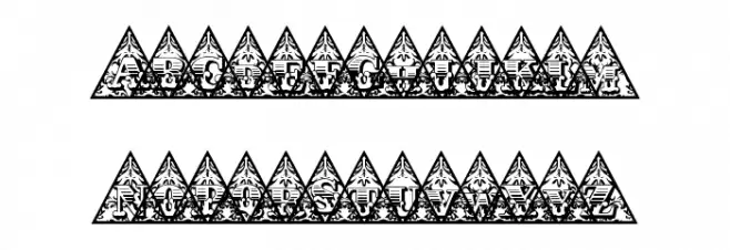 TriangularHD Schriftart Groß