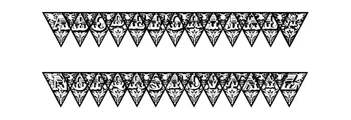 TriangularHD Font LOWERCASE