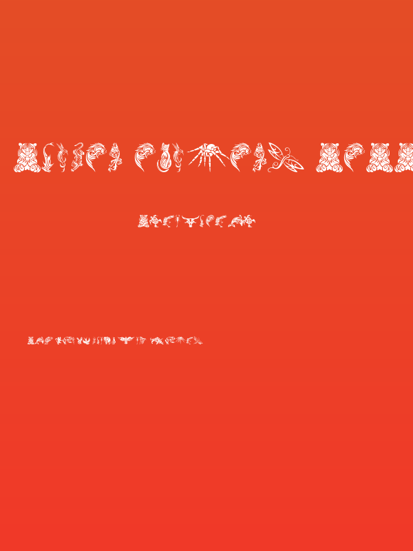 Tribal Animals Tattoo Designs Poster