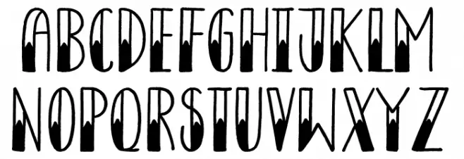 Tribal Diary Fonte MAIÚSCULAS