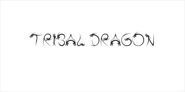 Tribal Dragon Logo
