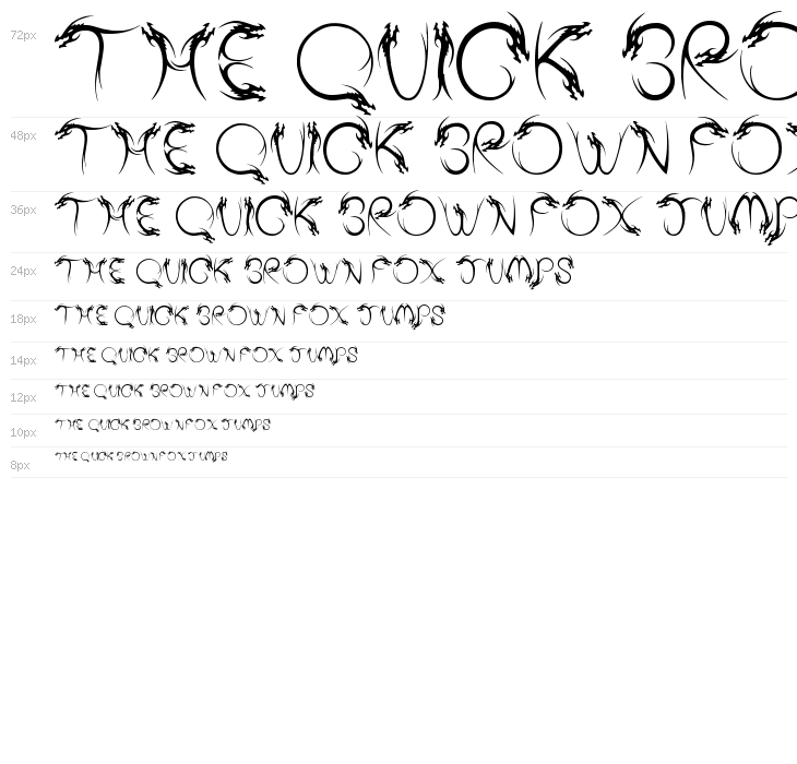 Tribal Dragon Waterfall