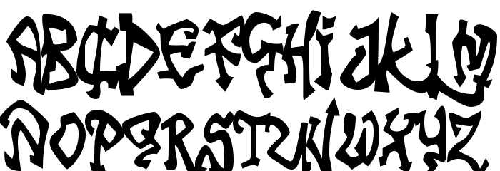 Tribal Funk Font LOWERCASE