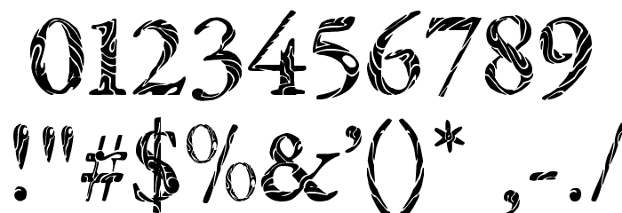 Tribal Garamond फ़ॉन्ट अन्य घर का काम