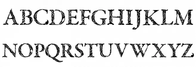 Tribal Garamond Polices MAJUSCULES
