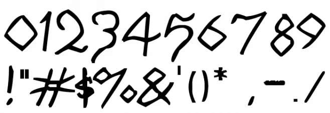 Tribal Play Font OTHER CHARS