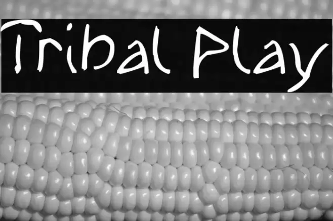 Tribal Play Font examples