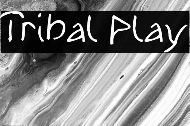 Tribal Play Font examples
