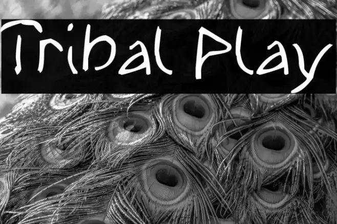 Tribal Play Font examples