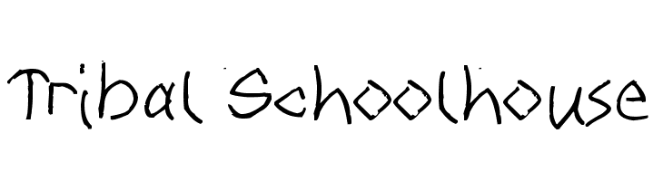 Tribal Schoolhouse Font