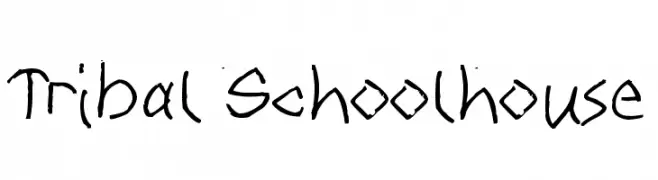 Tribal Schoolhouse  Fuentes Gratis Descargar