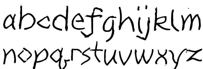 Tribal Schoolhouse Font LOWERCASE