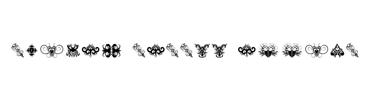 Tribal Tattoo Addict Font