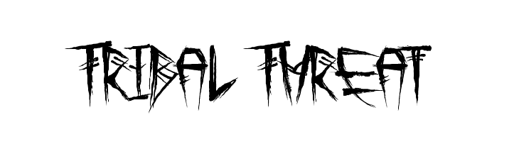 Tribal Threat  नि: शुल्क फ़ॉन्ट्स डाउनलोड