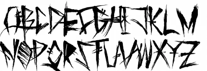 Tribal Threat Шрифта ВЕРХНИЙ