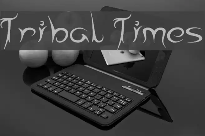 Tribal Times Font examples
