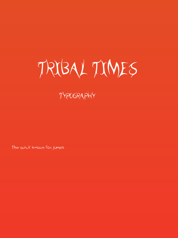 Tribal Times Poster
