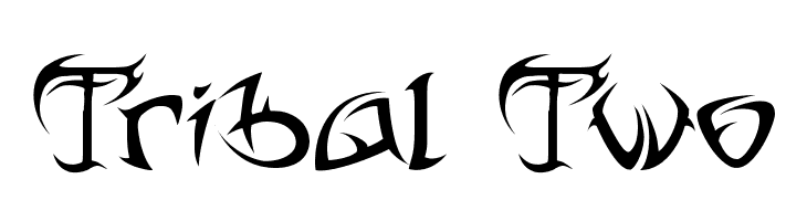 Tribal Two  नि: शुल्क फ़ॉन्ट्स डाउनलोड