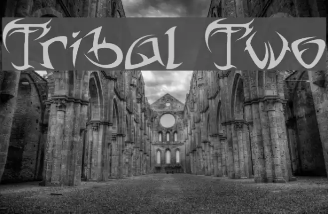 Tribal Two Font examples