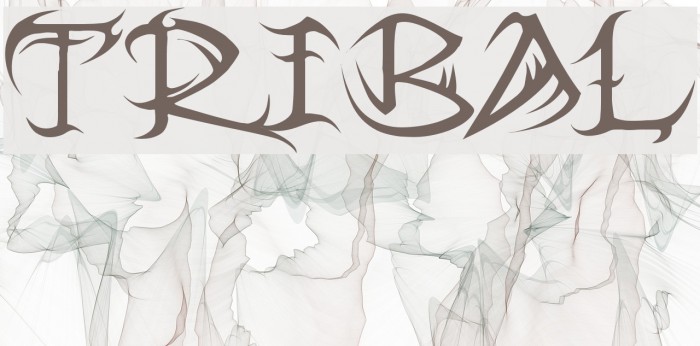 Tribal Font examples