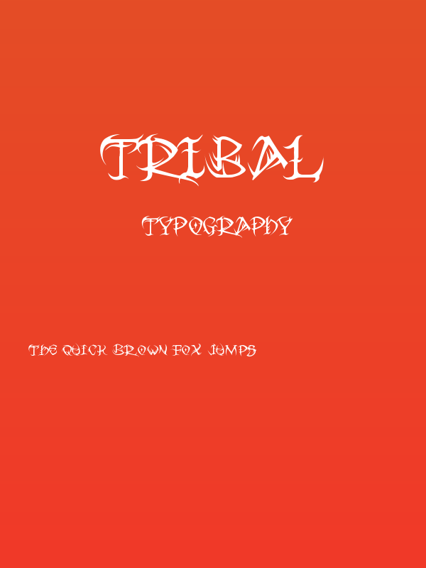 Tribal Poster