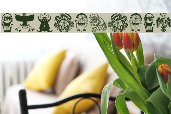 TribalBats Font examples