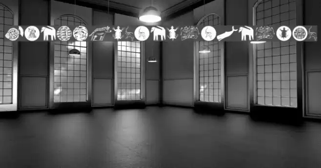 TribalDesignsCinque Font examples