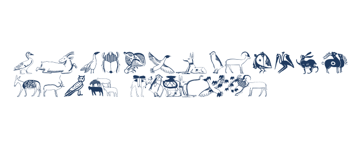 TribalDesignsOtto Lowercase