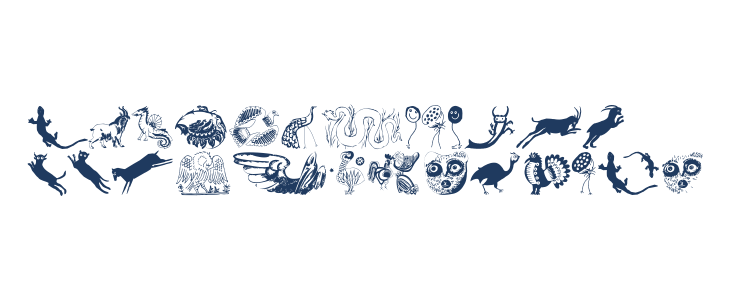 TribalDesignsQuattro Lowercase