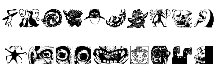 TribalDesignsUno Font OTHER CHARS