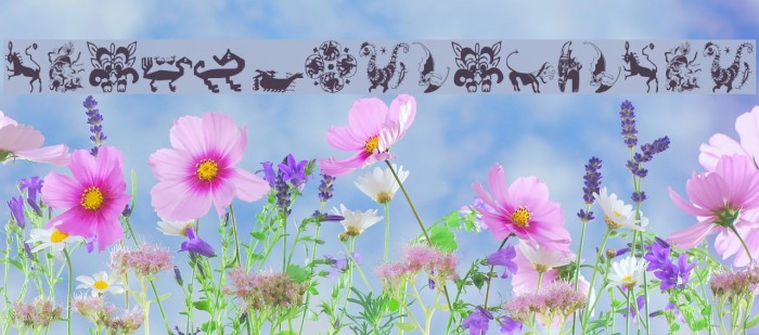 TribalDesigns_Tre Font examples
