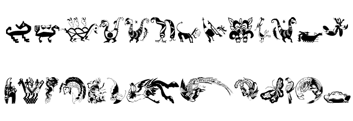 TribalDesigns_Tre Font LOWERCASE