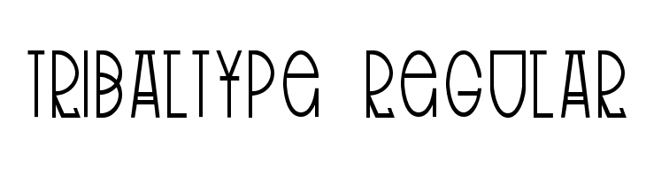 TribalType-Regular  免费字体下载