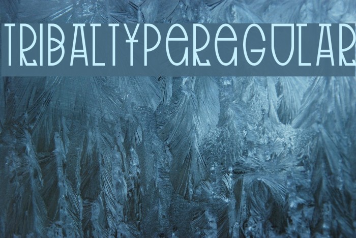TribalType-Regular Font examples
