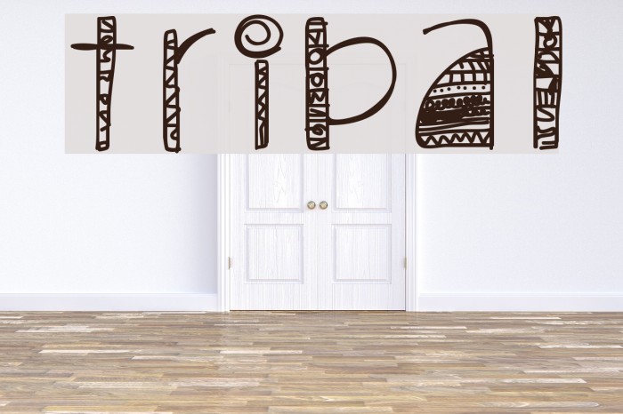 Tribal Font examples