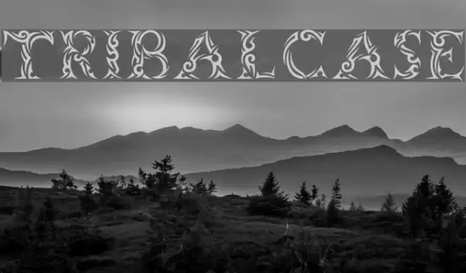 Tribalcase フォント examples