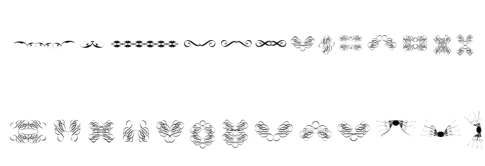 Tribalism Free Font LOWERCASE