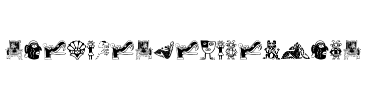 TribalisticaFigures  免费字体下载