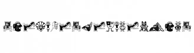 TribalisticaFigures  Free Fonts Download