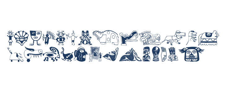 TribalisticaFigures Lowercase